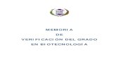 MEMORIA DE VERIFICACIÓN DEL GRADO EN BIOTECNOLOGÍAcentros.unileon.es/biologia/files/2011/05/Biotec... · La Licenciatura en Biotecnología comenzó a impartirse en la Universidad