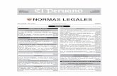Normas Legales 20111023 - Gaceta Jurídica · 2013-04-11 · NORMAS LEGALES El Peruano 452092 Lima, domingo 23 de octubre de 2011 PODER JUDICIAL CONSEJO EJECUTIVO DEL PODER JUDICIAL