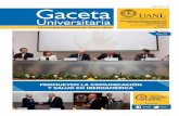 Gaceta - Universidad Autónoma de Nuevo León UANLtransparencia.uanl.mx/secciones/informacion... · del Centro de Integración Juvenil A. C., orientado a abatir el problema de adicciones,