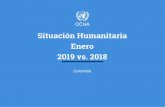 Presentación de PowerPoint - HumanitarianResponse...Acciones armadas Enero 2019 (vs. 2018) 43 EVENTOS 46% Departamentos más afectados ACTORES ARMADOS RESPONSABLES SUBCATEGORÍAS
