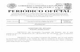 PERIODICO' OFIC · 2 (Primera Sección) Periódico Oficial del Estado de Puebla GOBIERNO DEL ESTADO PODER LEGISLATIVO Jueves 18 de diciembre de 2014 DECRETO del Honorable Congreso