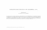 CONSTITUCION POLITICA DE COLOMBIA 1991€¦ · CONSTITUCION POLITICA DE COLOMBIA-1991 conocer, actualizar y rectificar las informaciones que se hayan recogido sobre ellas en bancos