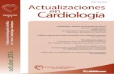 ISSN 1510-9372 Actualizaciones Publicación de Divulgación ... · Americano, Actualidades en Cardiología. Este número inicia una nueva etapa de la revista en la cual desde el formato