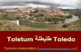 ﺔﻠﻄﻴﻠﻃ Toledo - WordPress.com · • Acueducto de sifón romano • Gran noria árabe • El artificio funcionó desde 1567-1581 hasta 1617 • Los últimos restos hasta