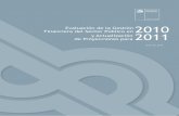Financiera del Sector Público en de Proyecciones para y ... · 2 Evaluación de la Gestión Financiera del Sector Público en 2010 y Actualización de Proyecciones para 2011 ...