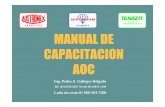 MANUAL DE CAPACITACION AOCcorporativo.aoc.com.mx/206/8272/350/2016/8/17/rm11u99.pdf · 2016-08-17 · MANUAL DE CAPACITACION AOC Ing. Pedro A. Gallegos Delgado Tel: (81) 8339-6037