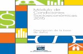 Módulo de Condiciones Socioeconómicas 2015 …internet.contenidos.inegi.org.mx/contenidos/Productos/...Presentación El Módulo de Condiciones Socioeconómicas de la Encuesta Nacional