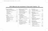 2015 Manual del propietario Chevrolet Captiva M...Manual del propietario Chevrolet Captiva - 2015 - crc - 4/20/15 Introducción iii Los nombres, logotipos, emblemas, eslóganes, nombres