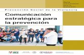 Prevención Social de la Violencia · 2.1.7 Validación de supuestos 2.1.8 Escribir la guía de tópicos 2.1.9 Durante el ejercicio 2.1.10 Análisis de datos 2.2 Diagnóstico de comunicación