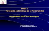Tema 3 - Universidad de Sevilla · Selye (1974) describió el Síndrome General de Adaptación o Activación (SGA) ante situaciones estresantes con tres fases: Alarma o preparación.