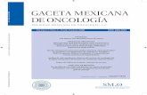 Gaceta Mexicana de Oncolog£­a 2008-04-23¢  Gamo Vol. 7 N£›m. 1, Ene-Feb 2008 GACETA MEXICANA DE ONCOLOG£­A