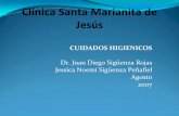 Clínica Santa Marianita de Jesús - Monografias.com · PROCEDIMIENTO PARA EL ASEO DE CARA Y ... en la palangana y talle entre los ... BAÑO DE ESPONJA yINTERVENCIÓN yLave y seque
