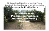 Estadísticas de Producción Frutícola Mundial, Nacional y ...aulavirtual.agro.unlp.edu.ar/pluginfile.php/321/course/section/261/S3... · •Argentina es el primer productor a nivel