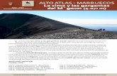 ALTO ATLAS - MARRUECOS La cima y las gargantas 2002 - 2020 ... · kms de recorrido realizados a pie en 6 días por una de las cordilleras menos ... trata de una construcción sencilla