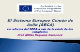 La reforma del SECA a raíz de la crisis de los refugiados ... · La reforma del SECA a raíz de la crisis de los refugiados Prof. Millán Requena Casanova A) (1997) Con la reforma