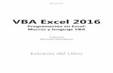 VBA Excel 2016 - Ediciones ENI · VBA Excel 2016Duración: 1 hora 55 Palabras clave condición, elección, prueba, alternativa, salto condicional, contador, iteración, incrementar,
