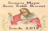 Portada: Francisco Javier Romero Picazo · 2019-04-11 · 9’00 de la tarde VIGILIA PASCUAL La Vigilia Pascual es la más importante de todas las celebraciones cristianas. La Vigilia,