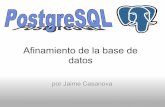 Afinamiento de la base de datos - PostgreSQL wiki · El sistema de discos es uno de los cuellos de botella mas comunes en un sistema de base de datos. Aunque aumentar la memoria puede
