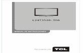 Tabla de contenido - TCL Argentinatcl.com.ar/wp-content/uploads/manuales/Manual_LXXT3520...reproductores de DVD o un decodificador satelital digital compatible. Este conector ofrece