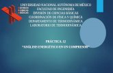Presentación de PowerPoint - UNAMdcb.ingenieria.unam.mx/wp-content/themes/tempera-child/... · 2019-10-28 · “ANÁLISIS ENERGÉTICO EN UN COMPRESOR ... Balance general de energía.