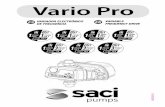 Vario Pro - Saci Pumps · Campo de trabajo y parámetros de funcio-namiento - Parámetros básicos - Parámetros avanzados - Requisitos EMC - Condiciones operativas y límites de