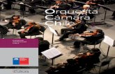  · La Orquesta de Cámara de Chile es la única orquesta, estable y con experiencia, de carácter nacional y al servicio de los chilenos. Es una agrupación que apunta a la excelencia,