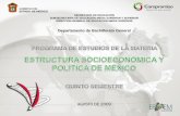 Estructuras Socioeconómicas de México...-Desarrollo Nacional: Historia de México, Estructura Socioeconómica y Política de México, Nociones de Derecho Positivo Mexicano. La diversidad