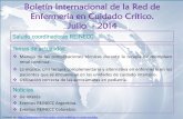 Boletín Internacional de la Red de Enfermería en Cuidado Crítico · 2020-01-16 · • L. Santana Cabrera et al. Enfermería de cuidados intensivos y terapias continuas de reemplazo