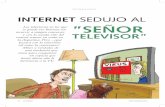 INTERNET SEDUJO AL ”SEñOR · esta nueva modalidad que viene a “usurpar” el soporte, es decir, el tele-visor. Si hasta bien entrada la década del 80 la competencia entre pocos