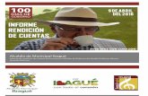 Alcaldía de Municipal Ibagué · 2018-07-28 · suministro de agua con la instalación de tanques de abastecimiento de agua potable en doce sectores afectados por desabastecimiento,