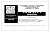 INTRODUCCION A LA ECONOMIA - CUNORIcunori.edu.gt/descargas/INTRODUCCIN_A_LA_ECONOMA_A.B.pdf · El curso de Introducción a la Economía, se identifica con el Código 002, y pertenece