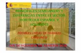 POSIBLES LINEAS DE TRABAJO CONJUNTO f. miranda...PRINCIPALES SEMEJANZAS Y DIFERENCIAS ENTRE EL SECTOR HORTÍCOLA ESPAÑOL Y HOLANDÉS POSIBLES LINEAS DE TRABAJO CONJUNTO INDICE I.-