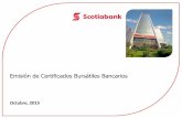 Emisión de Certificados Bursátiles Bancariosscotiabankfiles.azureedge.net/scotia-bank-mexico/spanish/pdf/acerca-de/... · Banorte Banamex Bancomer 1,449 1,516 6,212 6,475 7,625