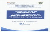 Ministerio de Salud Pública y Asistencia Social :: - CRÉDITOSasp.salud.gob.sv/regulacion/pdf/manual/Manual_facilit... · 2008-11-21 · salud mental satisfactori0, estableciendo