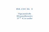 BLOCK 1 Spanish Handouts · 2. Una persona habla a la vez. 3. Los que están escuchando miran a la persona que está hablando. 4. Los estudiantes del grupo escuchan a la persona que