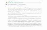 AUTORIDADES Y PERSONAL - Diario Oficial de Extremaduradoe.gobex.es/pdfs/doe/2013/1080o/13060879.pdf287/2007, de 3 de agosto, sobre indemnizaciones por razón de servicio. A los efectos
