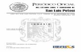 Periódico Oficial - San Luis Potosísgg.slp.gob.mx/periodicocorr.nsf/698db1bf32772baa062576ac0068e844/8beb... · periódico oficial del estado libre y soberano de san luis potosí