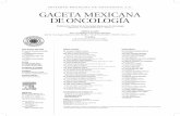 Publicación Oficial de la Sociedad Mexicana de Oncología ... V7 No 5 septiembre-octubre2008.pdf · el personal, iban en relación a la gravedad del paciente. Es la Academia Nacional