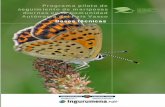 Programa piloto de seguimiento de mariposas diurnas en la ... · , con base en el carácter bioindicador que poseen las mariposas. La condición bioindicadora de las mariposas se