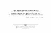 Las sanciones tributarias en territorio común y en los territorios … · 2008-07-24 · Las sanciones tributarias en territorio común y en los territorios forales vascos en el