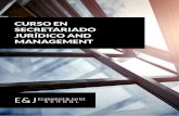 CURSO EN SECRETARIADO JURÍDICO AND MANAGEMENT · obligaciones formales del IVA, formas y plazos de presentación y pago de las declaraciones, ... DOCumENTOS PúbLICoS y PrIvADoS