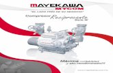 Catalogo - CompresorSerieW - Mayekawa de México · COMPRESOR DE DOBLE ETAPA (en un solo compresor) El compresor de doble escalón o compound está diseñado con doble cámara de