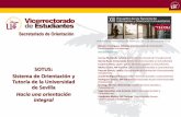Secretariado de Orientación - UPV · 2012-11-06 · de aprendizaje: académico, personal, profesional Distintas necesidades de orientación y ... de nuevo ingreso •Planes de Acción