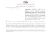 República Dominicana TRIBUNAL CONSTITUCIONAL EN NOMBRE … · 2018-01-17 · y Comercial del Juzgado de Primera Instancia del Distrito Judicial de Espaillat, en funciones de amparo,