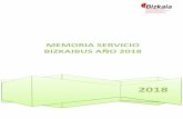 MEMORIA SERVICIO BIZKAIBUS AÑO 2016web.bizkaia.eus/.../Memoria...BIZKAIBUS_CASTELLANO.pdf · MEMORIA SERVICIO BIZKAIBUS AÑO 2018 3 2. FLOTA La Diputación Foral de Bizkaia fija