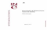 EncuestadeEstructura Salarial(EES)EncuestadeEstructura Salarial(EES) Metodología Madrid,2017. INE. Instituto Nacional de Estadística