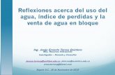 Reflexiones acerca del uso del agua, índice de perdidas y la venta de … · 2019-10-01 · agua, índice de perdidas y la venta de agua en bloque ... Planta Wiesner- S. Bogotá