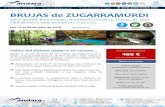 BRUJAS de ZUGARRAMURDI - ANDARA rutas · Desde la oscura historia de las cuevas de Zugarramurdi y Urdax, a los grandes bosques de Roncesvalles, Irati, Urbasa y ... Ruta senderismo