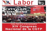 :: Instituto de Estudios Sindicales - IESI - Labor...CGTP labor 4 E l 20 de octubre, en el marco de las cele-braciones por el Día del Trabajador en Construcción Civil, se otorgó