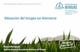 Situación del biogás en Alemania - 4E Chile4echile.cl/4echile/wp-content/uploads/2017/11/1-Biogas...•Un GIZ EZ-Scout (explorador de cooperación para el desarrollo) apoya a la